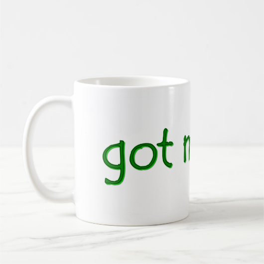 Siergroen Heeft Geld? Koffiemok (Links)