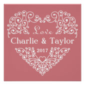 Sierhart aangepaste tekst poster (Voorkant)