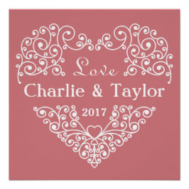 Sierhart aangepaste tekst poster