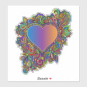 Sierhart Bloemen Abstract Sticker Decal (Vel)