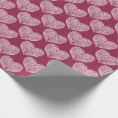 Sierhart in Bourgogne Wrapping Paper Cadeaupapier (Hoek)