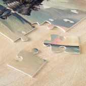 Sierkleurraadsel van kersenbloesem legpuzzel (Zijkant)