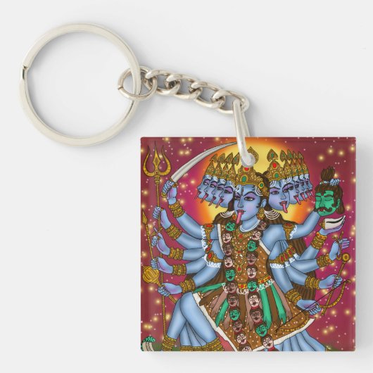 Sierknoop Godin Mahakali Sleutelhanger (voorkant)