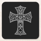 sierkruis kartonnen onderzetters (Voorkant)