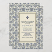 Sierkruis Religieuze Uitnodiging (Voorkant / Achterkant)