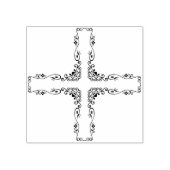 sierkruis, stempel (Afrduk)