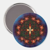 Sierkruismandala Magneet (Voorkant / Achterkant)