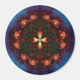 Sierkruismandala Magneet