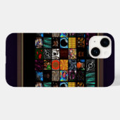 Sierkunst Pop Art-patroon Case-Mate iPhone Case (Achterkant (horizontaal))