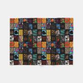 Sierkunst Pop Art-patroon Fleece Deken (Voorkant (Horizontaal))