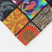 Sierkunst Pop Art-patroon Fleece Deken (Hoek)