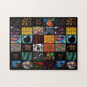 Sierkunst Pop Art-patroon Legpuzzel