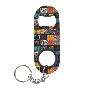 Sierkunst Pop Art-patroon  Mini Flessenopener
