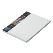 Sierkunst Pop Art-patroon Notitieblok (Linkerzijde)