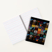 Sierkunst Pop Art-patroon Notitieboek (Binnen)