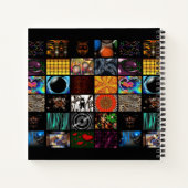 Sierkunst Pop Art-patroon Notitieboek (Achterkant)
