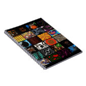 Sierkunst Pop Art-patroon Notitieboek (Rechterzijde)