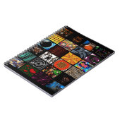 Sierkunst Pop Art-patroon Notitieboek (Linkerzijde)
