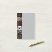 Sierkunst Pop Art-patroon Post-it® Notes (Op bureau)
