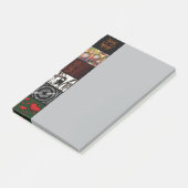 Sierkunst Pop Art-patroon Post-it® Notes (Schuin)