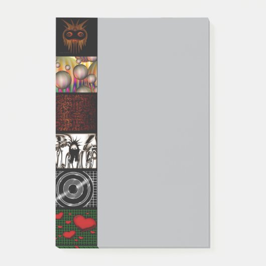 Sierkunst Pop Art-patroon Post-it® Notes (Voorkant)
