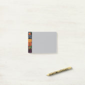 Sierkunst Pop Art-patroon Post-it® Notes (Op bureau)