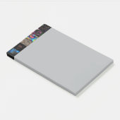 Sierkunst Pop Art-patroon Post-it® Notes (Schuin)