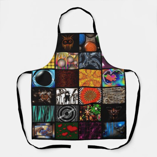 Sierkunst Pop Art-patroon  Schort (Voorkant)