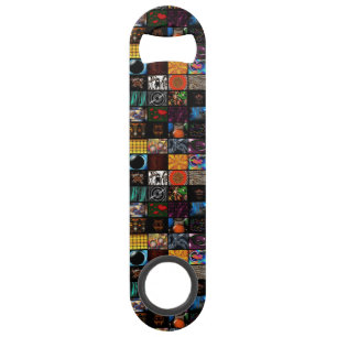 Sierkunst Pop Art-patroon Speed Flessenopener