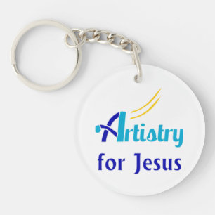 Sierkunst voor Jezus-sleutelhanger Sleutelhanger