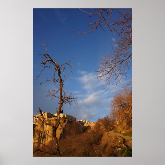 sierkunst wandposter stadsgezicht poster (Voorkant)