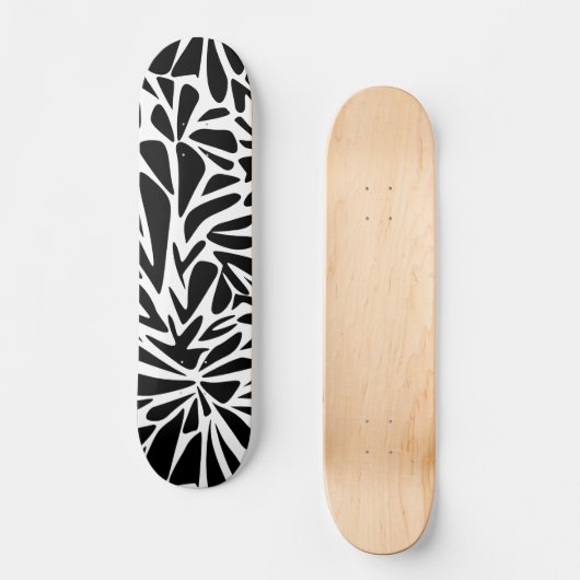 Sierkussen Abstracte moderne Persoonlijk Skateboard (Voorkant)
