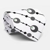 Sierkussen Abstracte retrorefornamentaal deco Stropdas (Opgerold)