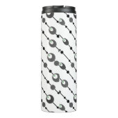 Sierkussen Abstracte retrorefornamentaal deco Thermosbeker (Achterkant)