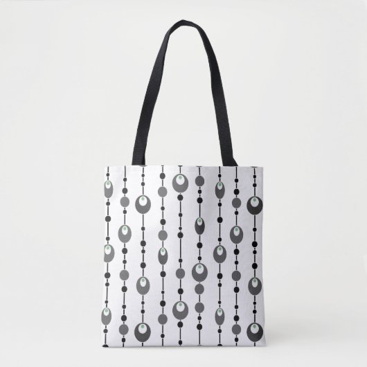 Sierkussen Abstracte retrorefornamentaal deco Tote Bag (Voorkant)