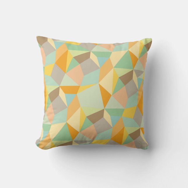 Sierkussen abstracte vormen en kleuren (Voorkant)