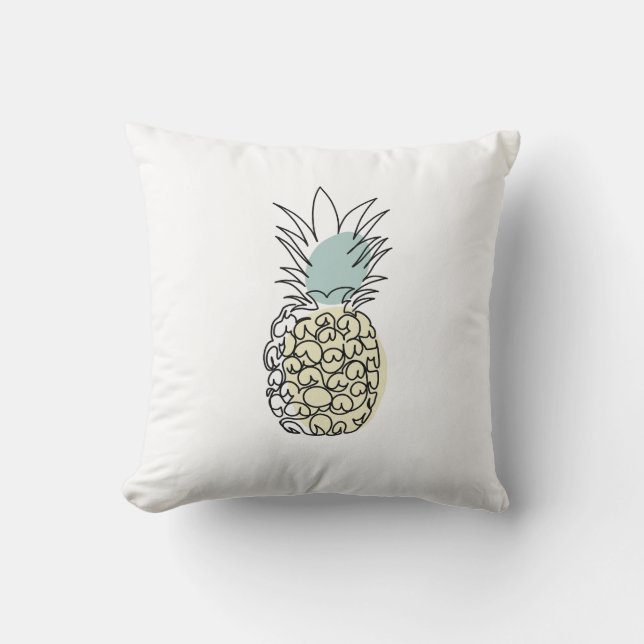 Sierkussen ananas (Voorkant)