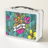 Sierkussen Beauty met Flowers (Achterkant)