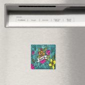 Sierkussen Beauty met Flowers Magneet (Insitu (Vaatwasser))