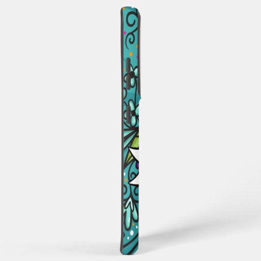 Sierkussen Beauty met Flowers Samsung Galaxy Hoesje (Rechterkant)