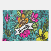 Sierkussen Beauty met Flowers Theedoek (Horizontaal)