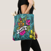 Sierkussen Beauty met Flowers Tote Bag (Dichtbij)