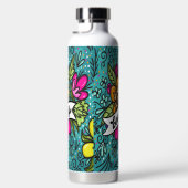 Sierkussen Beauty met Flowers Waterfles (Rechts)