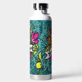 Sierkussen Beauty met Flowers Waterfles (Links)