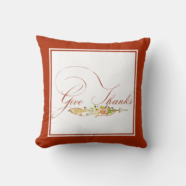 Sierkussen Bedankt geven (Voorkant)