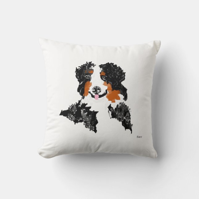 Sierkussen : Bernese Mountain Dog (Voorkant)