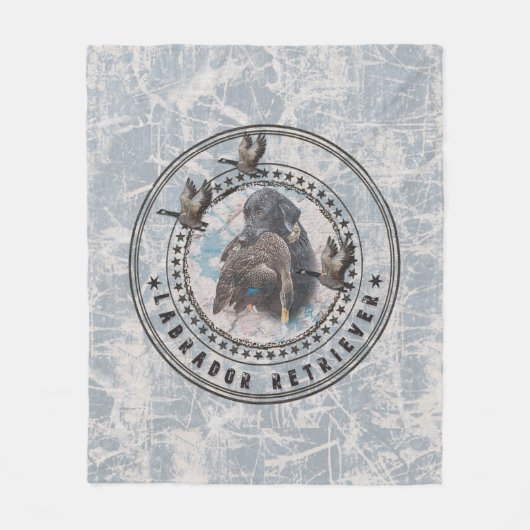 Sierkussen Beverage Coaster labrador Fleece Deken (Voorkant)
