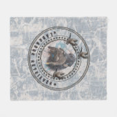 Sierkussen Beverage Coaster labrador Fleece Deken (Voorkant (Horizontaal))