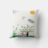 Sierkussen Bird (Achterkant)