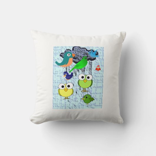 Sierkussen Bird (Voorkant)